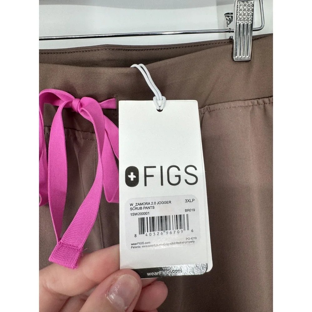 FIGS Scrub Set Womens 3XL Casma 3 Pocket Top Zamora 2.0 Joggers 3XLP 3XL Petite